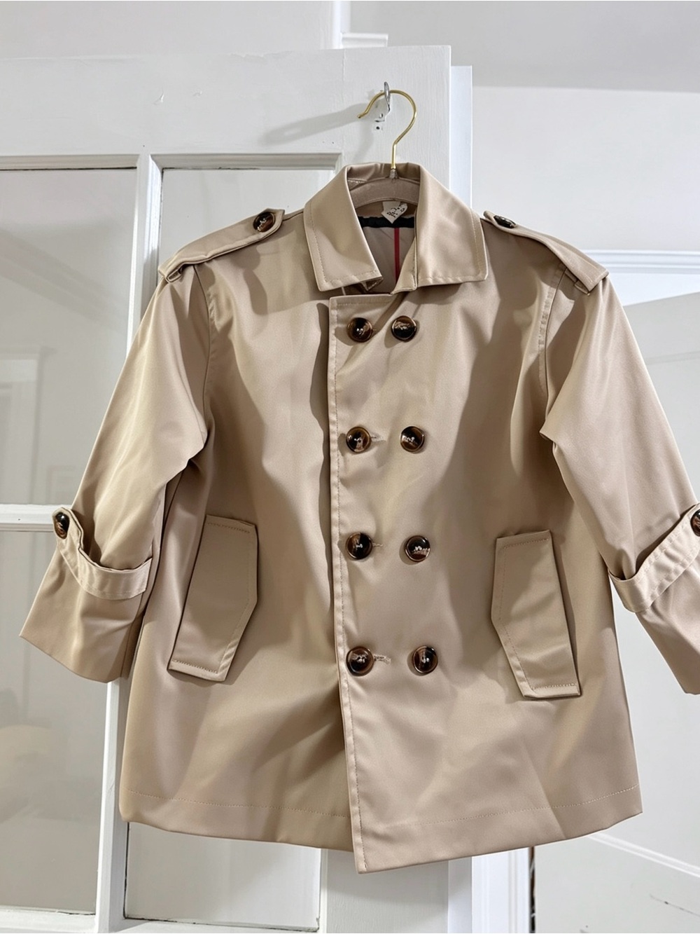 Unisex kids trench coat 5T 6T